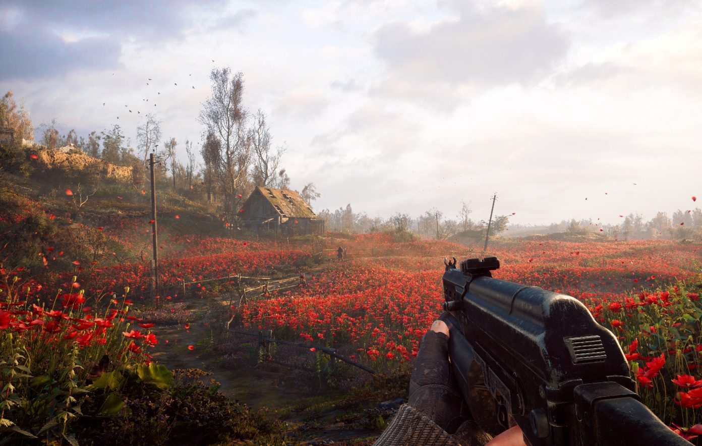 The poppy field in S.T.A.L.K.E.R. 2: Heart of Chernobyl.